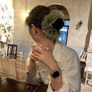 チュールシュシュ　ヘアアクセサリー　レディース　デザイン　韓国風　髪飾り