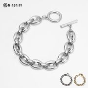 ブレスレット メンズ チェーン マリーナ 25新作 夏新作 アクセサリー シルバー ゴールド MinoriTY
