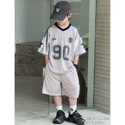 2025夏新作  夏服  韓国風子供服 トップス+ショートパンツ  男の子 カジュアル 120-170cm
