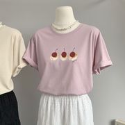 2025春夏新作 レディース 女 半袖 プリント Tシャツ トップス インナー