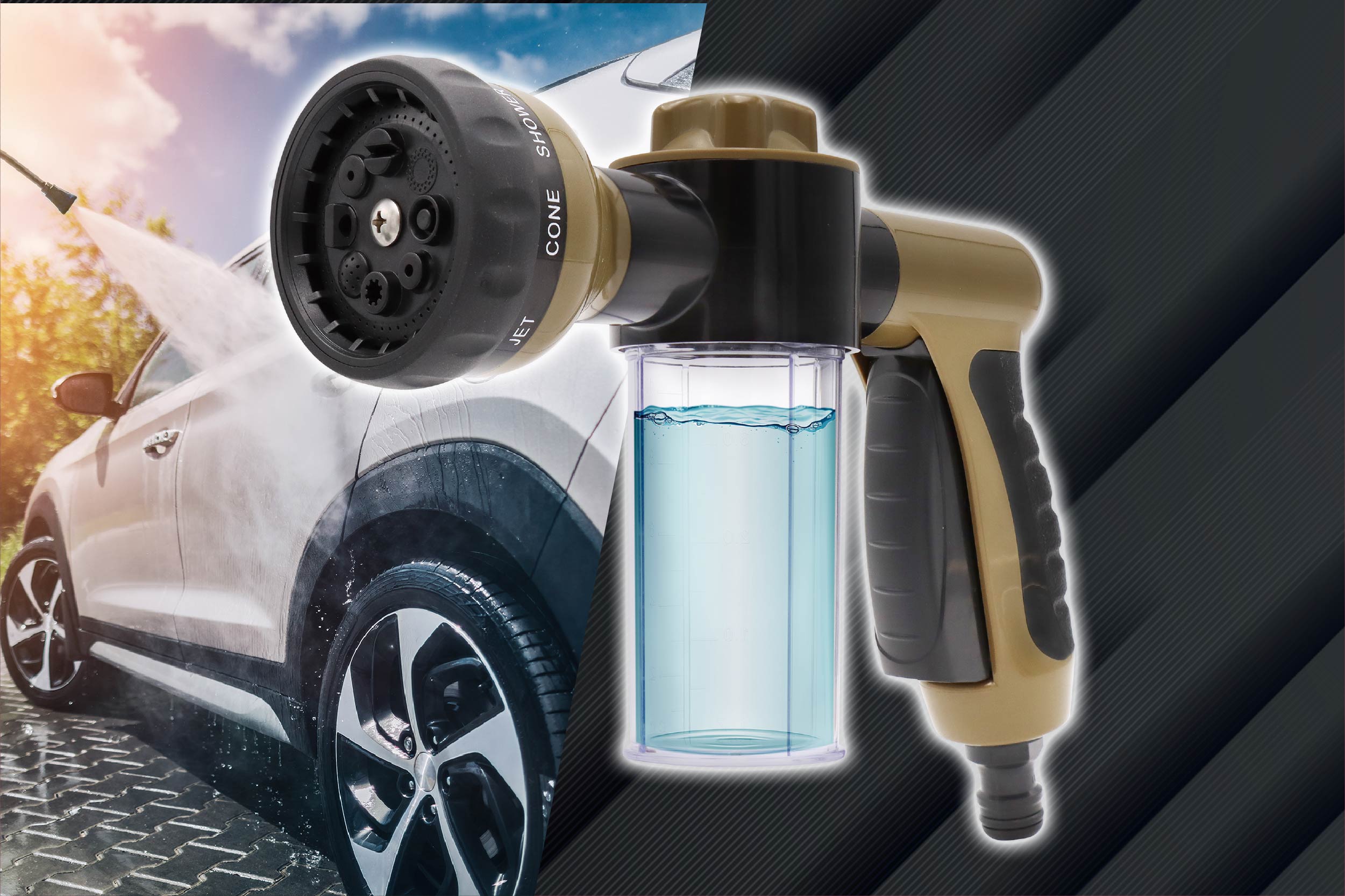 HAC3764　泡タンク付き散水ノズル