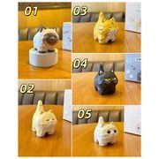 5色  キュートな猫のオーナメント    猫装飾品   猫の装飾  動物 猫工芸品  猫雑貨
