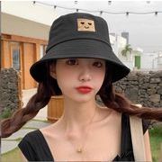 夏レディース帽子★薄い漁師の帽子★日焼け止め、日よけ帽★ファッションハット★紫外線対策