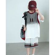夏新品   子供服  男の子  キッズ   トップス+ズボン   カジュアル  夏服
