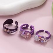 ★Heart★　アイスクリーム指輪　オープン式　デイリー　韓国アクセサリー