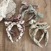 2026新作　韓国風子供雑貨　カチューシャ　子供用　キッズ　女の子　飾り　水玉　髪飾り　可愛い　リボン