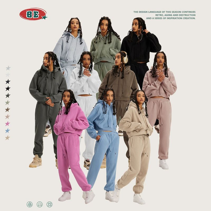 【6色】メンズ 無地 裏起毛 パーカー 男女兼用 ストリート系 セットアップ 秋冬 2025新作★全13色