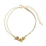 【2月入荷予定】TAK-57-2 静電気 軽減 紅葉チャームブレス イエロー