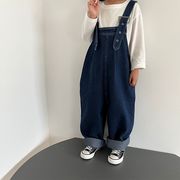 2025秋新規※gl☆子供用 デニムオーバーオール ワーク風ロングパンツタイプ
