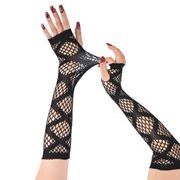 パンク風 手袋 グローブ アームカバー  紫外線カット  メッシュ お出かけ