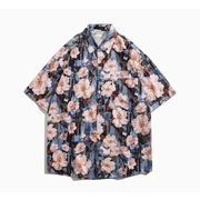 シャツ カジュアルシャツ 半袖 プリント アロハシャツ メンズトップス