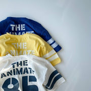 2025秋※HUAIHB☆子供用 長袖Tシャツ ロゴ＆ナンバープリント デザインカットソー