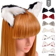 折れ耳クリップ ワイヤー入り☆7color【アニマル/けもみみ/けもの耳/獣耳/猫耳/ハロウィン/仮装】