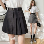 【日本倉庫即納】 ボックス プリーツスカート レディース