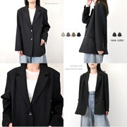 ◎再入荷◎【2024新作】スーツ地ツイル　シングル　テーラード　ジャケット(32105)