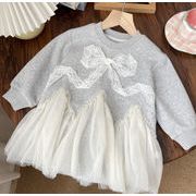 秋冬新作★韓国風子供服★ベビー服★女の子 長袖 ドレス キッズワンピース 可愛い★