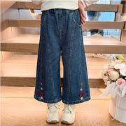 2025秋新作 韓国子供服 ジーパン子供服 ベビー服  キッズ服  ズボン 90-140cm