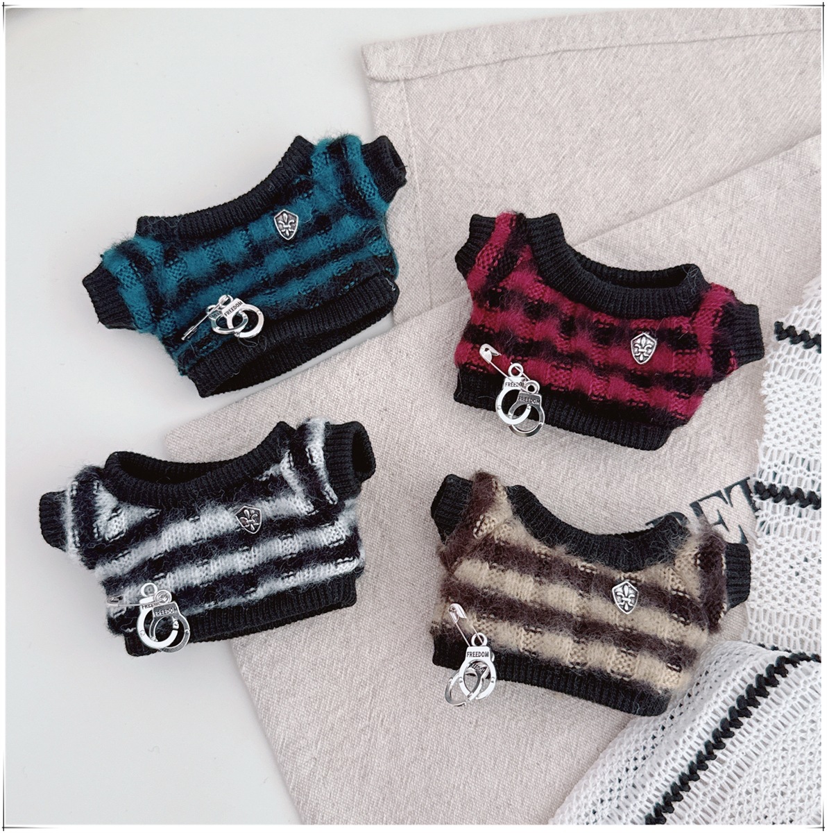 着せ替えぬいぐるみ ミニドール ぬいぐるみ用 10cmぬい服 ドール服 ニット上着