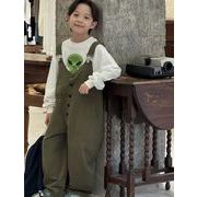 2025新作 　LY キッズ服　ボトムス　サロペットパンツ　ズボン★100－150CM