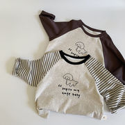 2025秋※MAI☆男女兼用 長袖Tシャツ カジュアル 無地 ベビー服