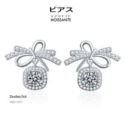 【ギフト対応】ピアス 1カラット（0.5ct×2）モアサナイト ダイヤモンド  ジュエリーアクセサリー