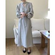 今季マストバイ 　韓国風    気質    chic 韓国ファッション   ロングワンピース