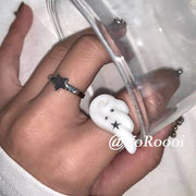 ピアス　レディース　INS　韓国ファッション　デザイン　翼