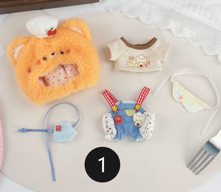 作家様　着ぐるみドール　創作人形　ぬいぐるみ小　セット品 綿人形 セット ドールハウス ドール用 着せ替え ミニドール ぬいぐるみ
