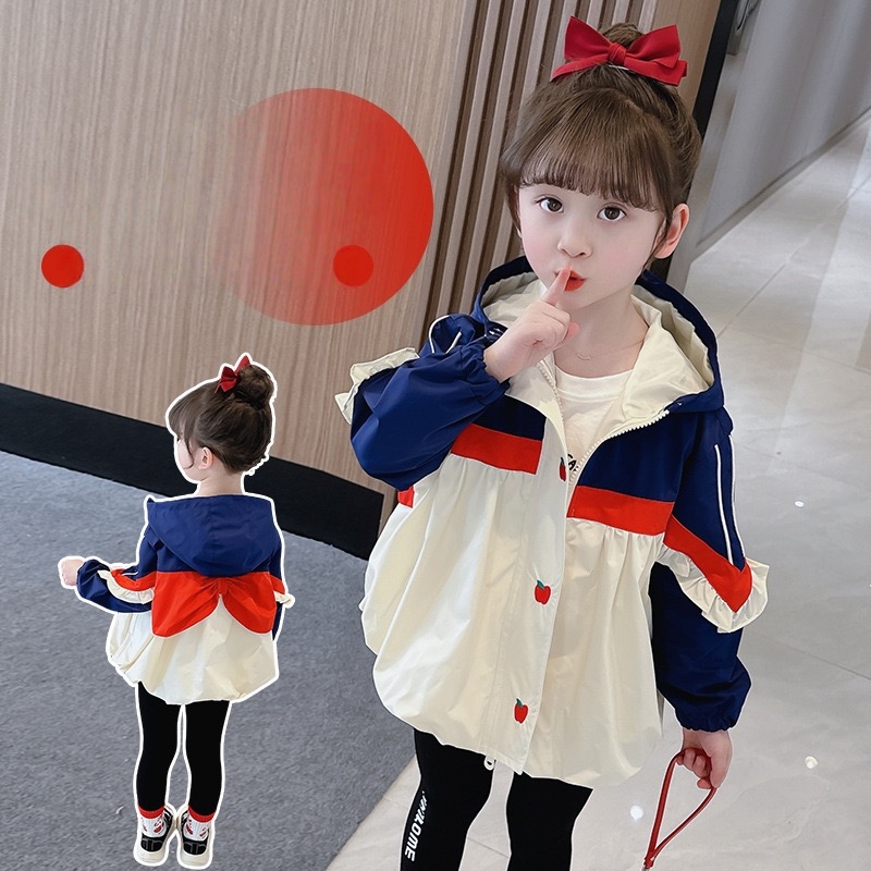 【新作】キッズパーカー 韓国風 フード付きアウター おしゃれ 秋 子供服