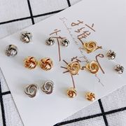 アクセサリーパーツ 金具 チャーム 材料 DIY シルバー メタルチャーム 飾り結び ゴールド 結び目モチーフ