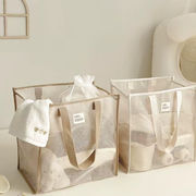 メッシュ収納バッグ　洗濯モノ入り　ジーム　旅行バッグ　多用途　韓国バッグ