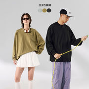 メンズ 秋新作 150g ドラゴンスケール柄 ハイストレッチ 長袖Tシャツ 軽量・通気性 ラウンドネック★全3色