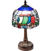 ステンドグラスランプ／バードＳ／　アンティーク／