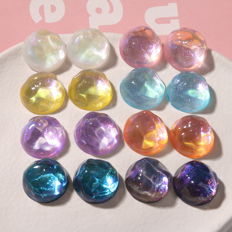 水面クリアストーン カボション アクリルパーツ ラウンド 半円 アクセサリーパーツ 半球 ハンドメイド 石