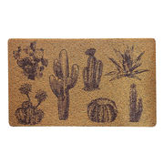 ふかふかテラスマット Saboten 75×45　玄関マット/ベランダ/庭/通気性