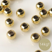 アクセサリーパーツ ビーズ 丸 ゴールド 3mm