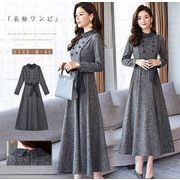 【2025秋冬新作】韓国風 レディーコート  ワンピース
