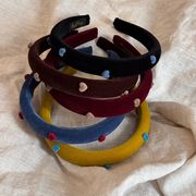 ハートカチューシャ　ヘアアクセサリー　レディース　デザイン　韓国風　髪飾り