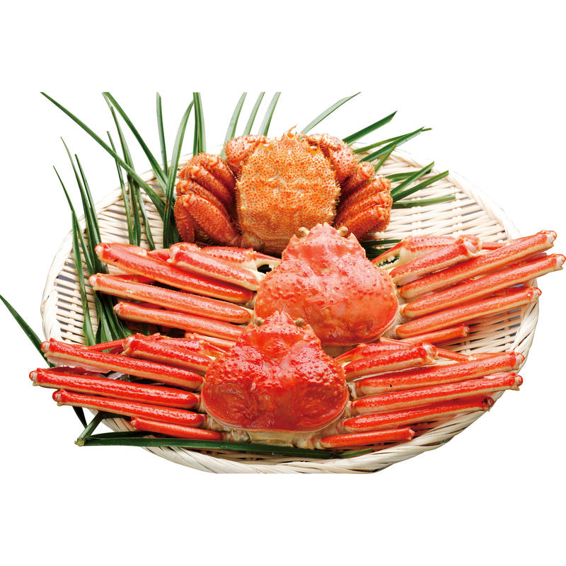 北海道産ずわい・毛がに3尾セット 4032【直送品】送料無料