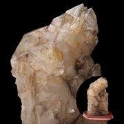 【一点物】原石　エレスチャル　ブラジル産　台付き