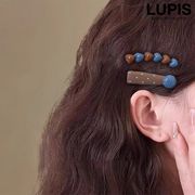 ヘアアクセサリー ヘアクリップ ハート ドット レトロ ガーリー ポップ おしゃれ かわいい ヘアアレンジ