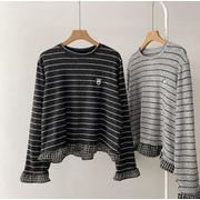 秋冬トップス  レディース Tシャツ 長袖 カットソー