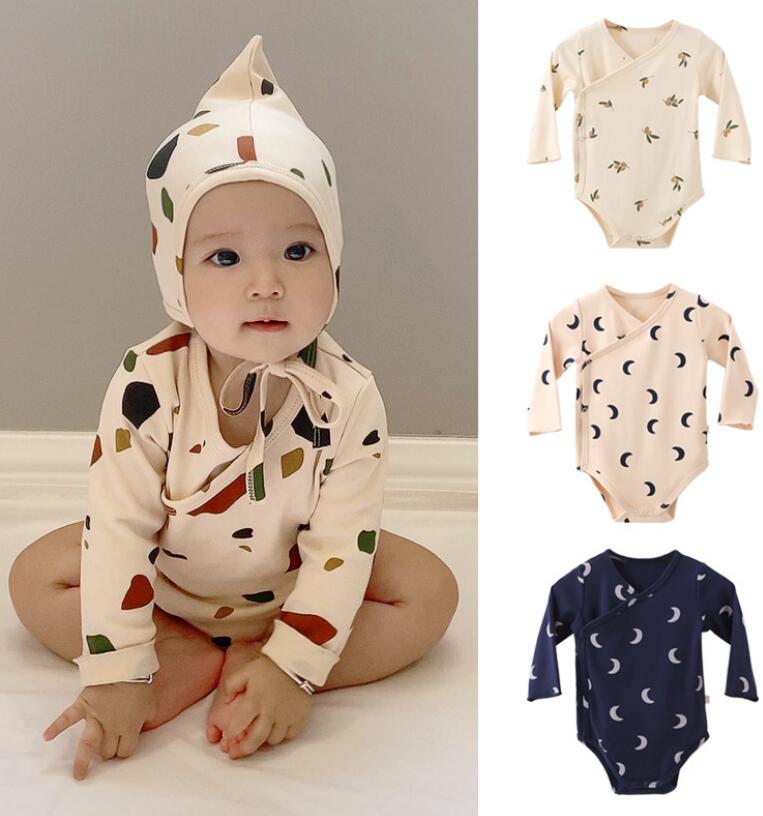 春秋新作 連体服 ins 韓国版 乳幼児 長袖 男女兼用 ロンパース 子供服