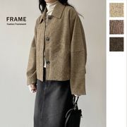 【2025新作】チェックツイードコクーンスリーブジャケット