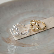 指輪　リング　レディース　INS　韓国ファッション　デザイン　花