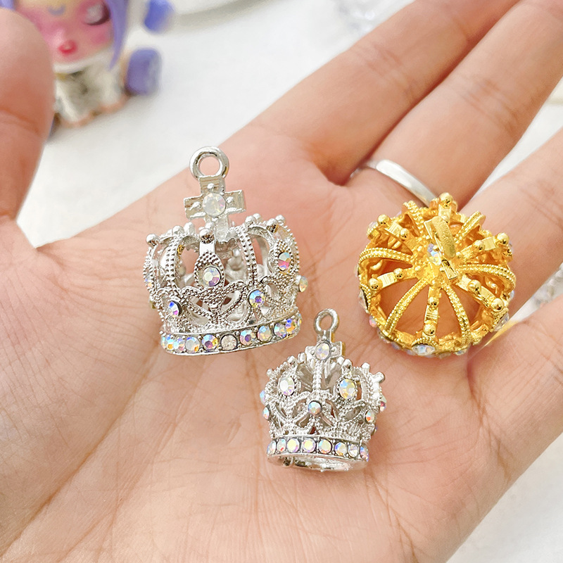 クラウン チャーム DIY アクセサリーパーツ ティアラ 手作りパーツ
