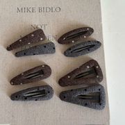 ヘアピン　ドット柄　ヘアアクセサリー　韓国ファッション