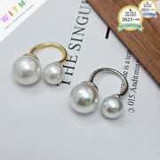 パール 指輪 開口指輪 リング アクセサリー レディースファッション レトロ オシャレ