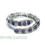 ☆一点物☆【リング】スギライト (6A) デザインリング No.07