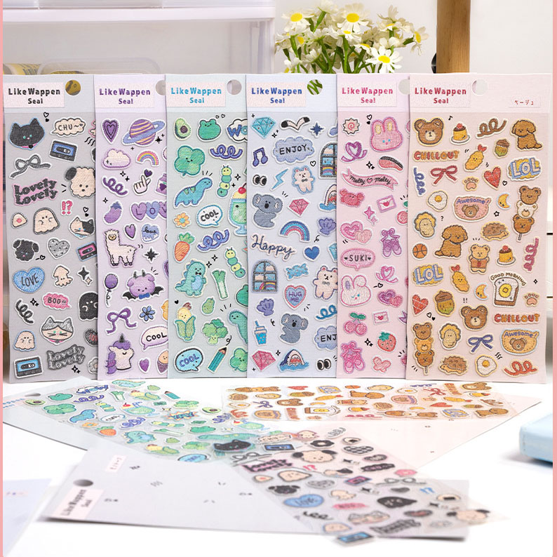 ぷくぷくシール ぷっくりシール 3Dステッカー 立体ステッカー ぷっくりシール 粘着シール